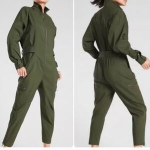 Athleta Dark Green Women's Jumpsuit